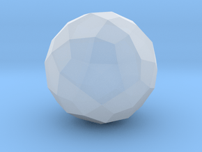 04. Propello Dodecahedron - 10 mm in Clear Ultra Fine Detail Plastic