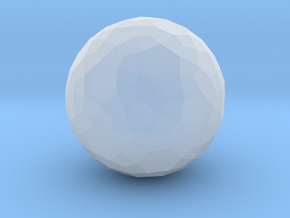 13. Propello Truncated Icosahedron - 10 mm in Clear Ultra Fine Detail Plastic