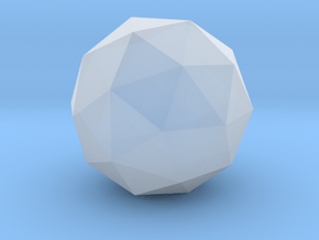 03. Biscribed Pentakis Dodecahedron - 1 Inch in Clear Ultra Fine Detail Plastic