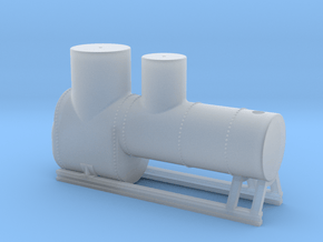 Bodie Stationary Boiler in Clear Ultra Fine Detail Plastic