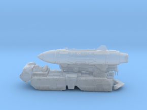 Pion Missile System down with missile in Clear Ultra Fine Detail Plastic