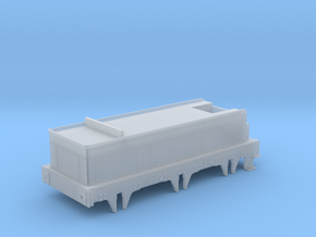 GWR Queen Class Tender 4mm scale in Clear Ultra Fine Detail Plastic