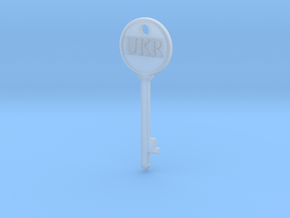 Clock Tower 3 Kitchen Key in Clear Ultra Fine Detail Plastic