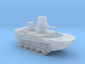 Type 2 Ka-Mi Amphibious Tank 1/144 in Clear Ultra Fine Detail Plastic