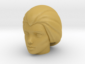 Angella Head VINTAGE in Tan Fine Detail Plastic