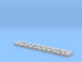 Cupra 4Drive Logo Badge in Clear Ultra Fine Detail Plastic