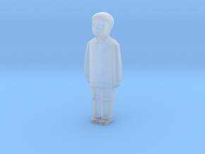 Capsule Boy in Clear Ultra Fine Detail Plastic