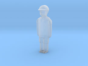 Capsule Boy Short Sleeve Cap in Clear Ultra Fine Detail Plastic