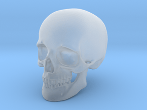 Skull For your desktop in Clear Ultra Fine Detail Plastic