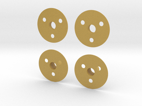 1/20 CART wheel covers in Tan Fine Detail Plastic