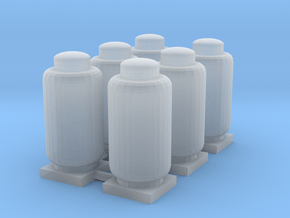 120 gallon Propane tanks in Clear Ultra Fine Detail Plastic