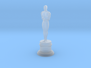 Award Trophy Replica (50% Scale) Inspired by Oscar in Clear Ultra Fine Detail Plastic
