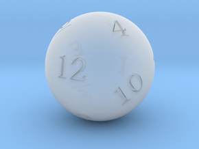 Sphere D12 in Clear Ultra Fine Detail Plastic