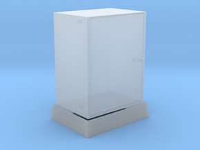 Railways Trackside Electrical Cabinet #1 in Clear Ultra Fine Detail Plastic