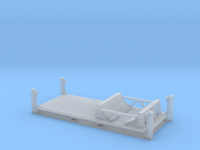 20' BHP Coil Cradle - HO Scale in Clear Ultra Fine Detail Plastic