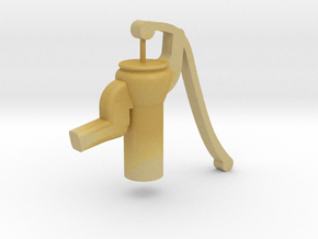 Hand pump in Tan Fine Detail Plastic