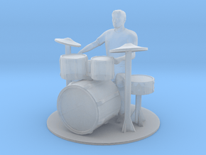 Printle Thing Drums and  Drummer - 1/48 in Clear Ultra Fine Detail Plastic
