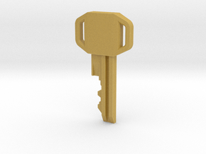 Resident Evil Zero Locker Key in Tan Fine Detail Plastic