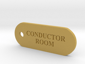 Resident evil Zero Conductors Key Pt2 in Tan Fine Detail Plastic