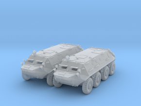 2x BTR-60 PA (open) in 1:160 in Clear Ultra Fine Detail Plastic