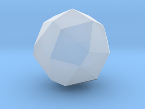 16. Biscribed Propello Octahedron - 10mm in Clear Ultra Fine Detail Plastic