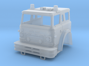 International Thibault fire truck cab 1/64 scale in Clear Ultra Fine Detail Plastic