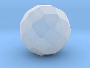 25. Biscribed Propello Truncated Octahedron - 10mm in Clear Ultra Fine Detail Plastic