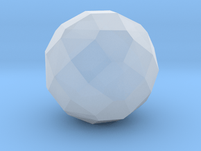29. Biscribed Snub Truncated Octahedron - 10mm in Clear Ultra Fine Detail Plastic