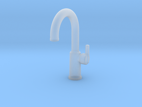 Modern Vessel Faucet 0.75in in Clear Ultra Fine Detail Plastic