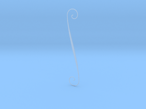 Bookmark - Spiral , Fermat in Clear Ultra Fine Detail Plastic