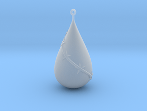 Water Drop - Christmas Ornament in Clear Ultra Fine Detail Plastic