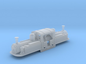 FR 0-4-4-0T double fairle loco James Spooner F cab in Clear Ultra Fine Detail Plastic