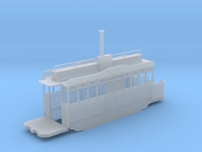Grantham Steam Tram HO scale in Clear Ultra Fine Detail Plastic