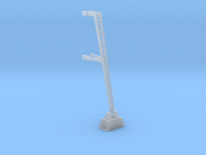 Mast support cc 50 mm in Clear Ultra Fine Detail Plastic