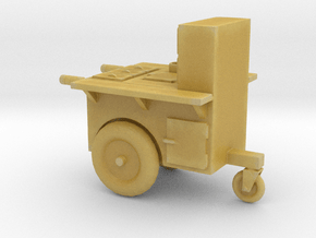 Printle Thing Hot Dog Cart - 1/72 in Tan Fine Detail Plastic
