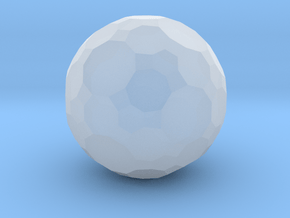 01. Truncated Rhombicosidodecahedron - 10mm in Clear Ultra Fine Detail Plastic