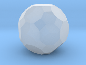 02. Truncated Rhombicuboctahedron - 1in in Clear Ultra Fine Detail Plastic