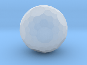 04. Truncated Snub Dodecahedron (Laevo) - 10mm in Clear Ultra Fine Detail Plastic