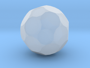 08. Truncated Truncated Icosahedron - 1in in Clear Ultra Fine Detail Plastic
