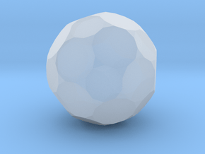 08. Truncated Truncated Icosahedron - 10mm in Clear Ultra Fine Detail Plastic