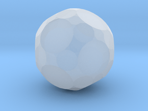 09. Truncated Truncated Icosidodecahedron - 1in in Clear Ultra Fine Detail Plastic