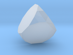 11. Truncated Truncated Tetrahedron - 1in in Clear Ultra Fine Detail Plastic