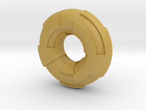 Torus with 2-Tiered Polyomino Tiling in Tan Fine Detail Plastic