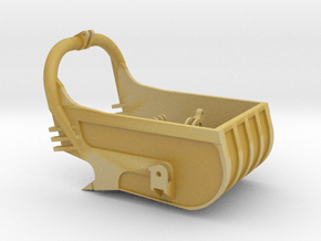 Dragline bucket 3cuyd - scale 1/50 in Tan Fine Detail Plastic
