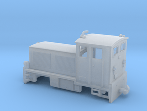 Freelance Diesel Locomotive H0e  in Clear Ultra Fine Detail Plastic