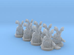 Space Dwarf Lord 6mm version 8-pack in Clear Ultra Fine Detail Plastic