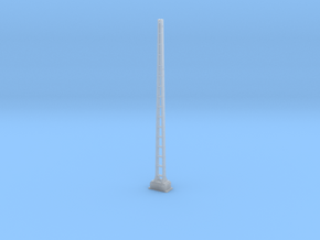 Catenary mast - Gauge 1 (1:32) in Clear Ultra Fine Detail Plastic
