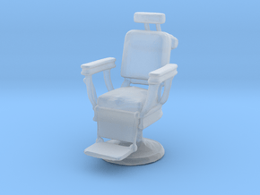 Printle Thing Barber chair 03 - 1/48 in Clear Ultra Fine Detail Plastic