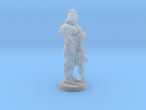 Steampunk Musketeer in Clear Ultra Fine Detail Plastic