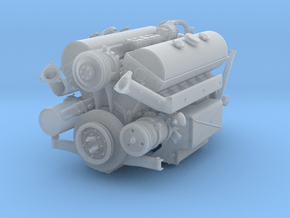 STUG III Maybach HL120 engine in Clear Ultra Fine Detail Plastic